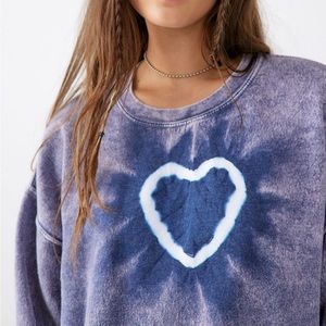Urban renewal acid wash tie dye sweatshirt